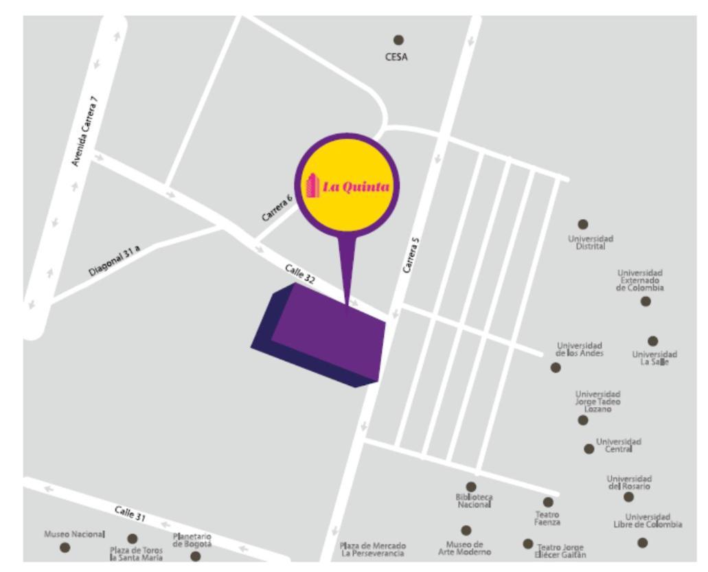 Appartamento Centro Internacional - La Quinta Bogotá Esterno foto